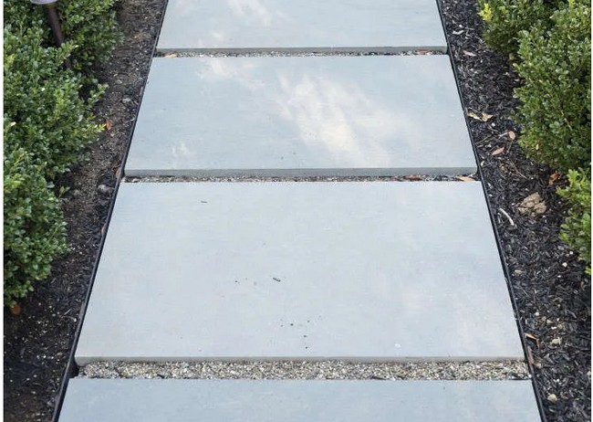 Metal Edging Garden Path