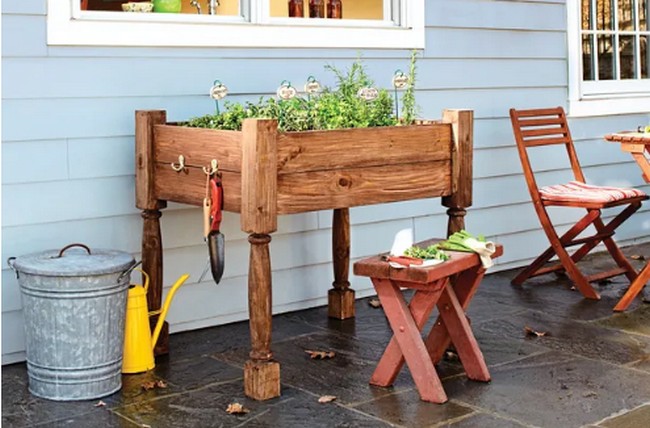 Raised Herb Garden Planter