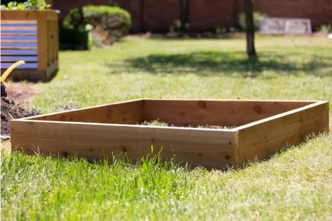 Simple, Single-Layer Cedar Bed