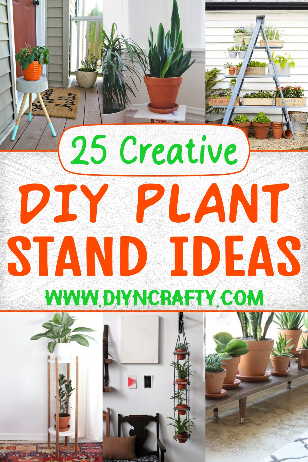 25 Creative DIY Plant Stand Ideas
