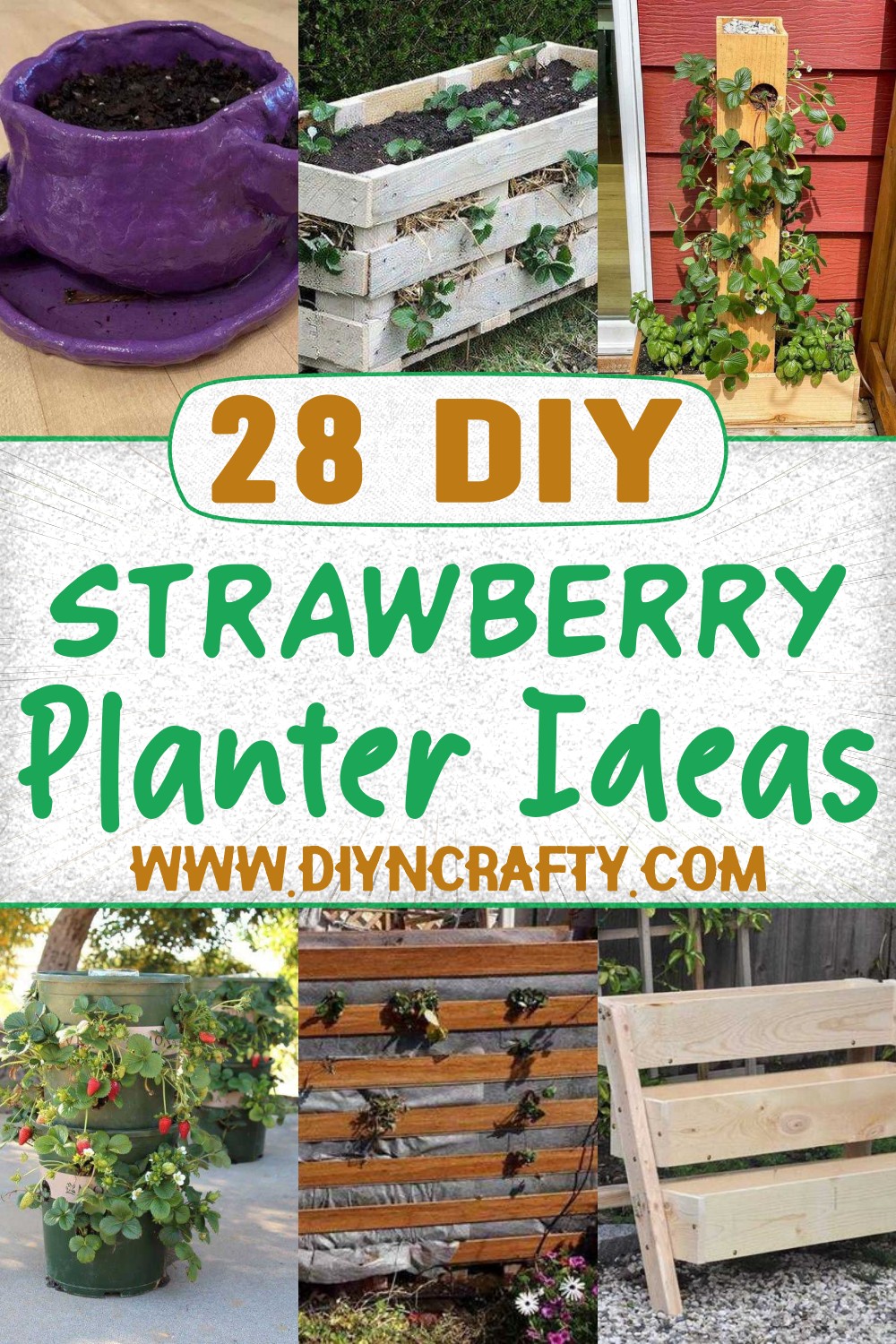 28 DIY Strawberry Planter Ideas For Strawberry Lovers