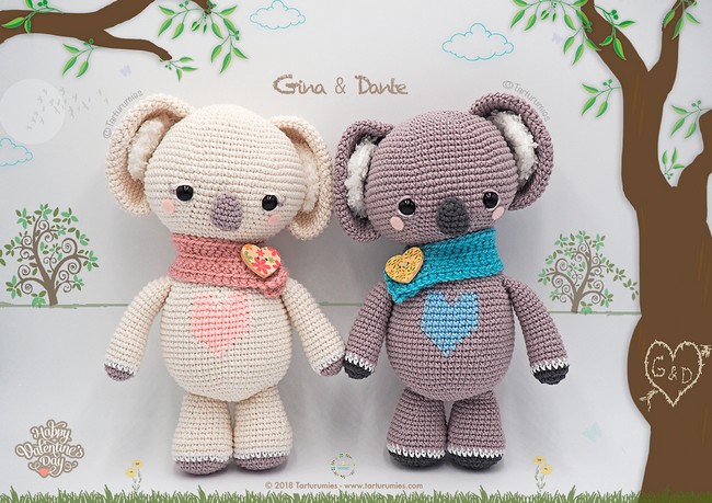 Amigurumis Valentine's Koala