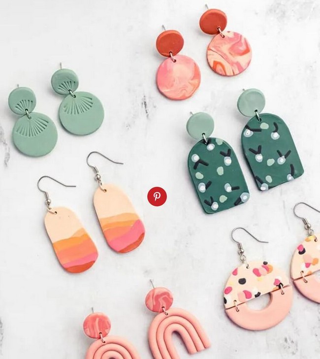 Beautiful Polymer Earrings DIY