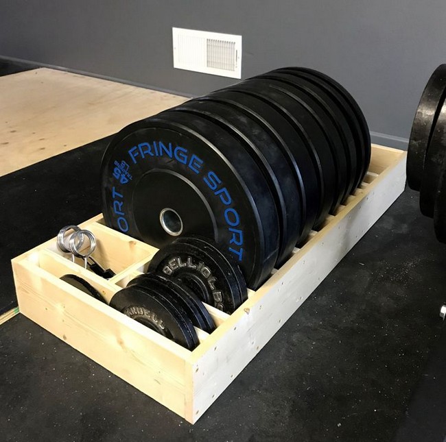 Bumper Plate Toaster Rack