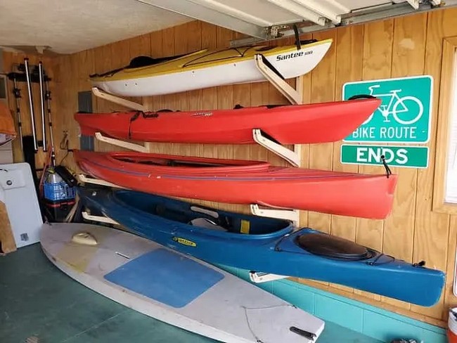 Cheap & Easy To Make DIY Kayak Storage