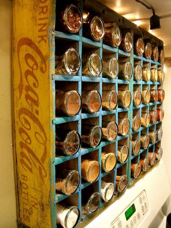 Coke Bottle Spice Rack