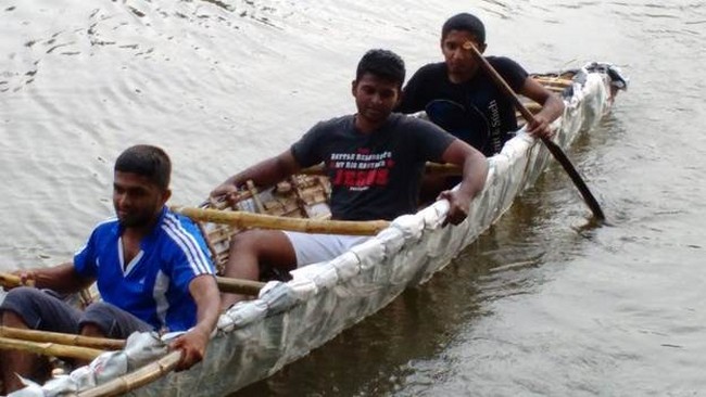 DIY Bamboo Canoe