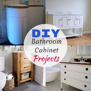 30 DIY Bathroom Cabinet Projects - DIYnCrafty