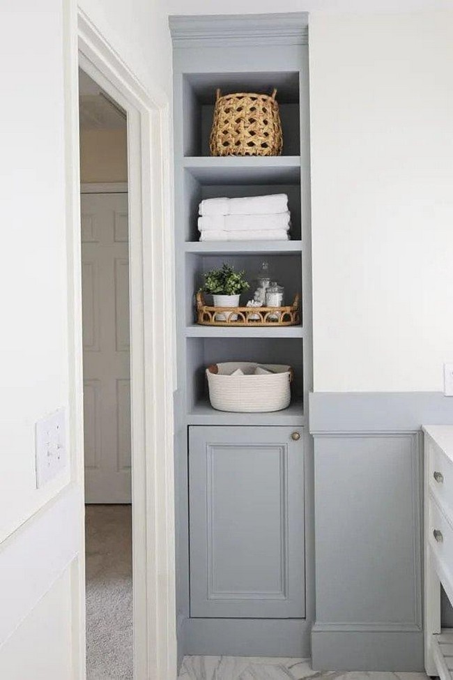 30 DIY Bathroom Shelves Ideas For Storage - DIYnCrafty