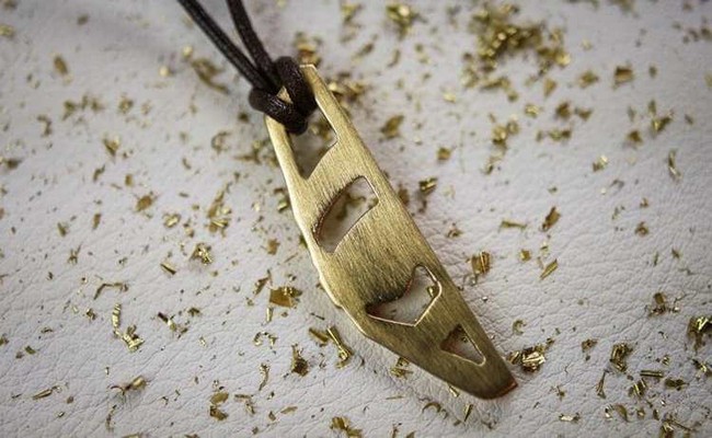 DIY Brass Necklace