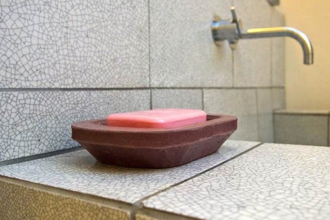 DIY Cement Soap Dish 1