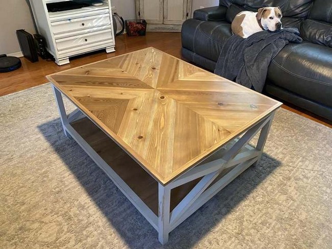 Chevron Coffee Table