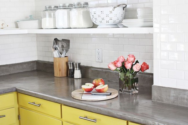 DIY Concrete Countertop Replica