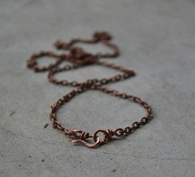 DIY Copper Necklace Clasp