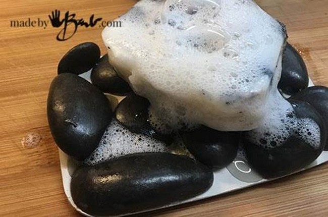 DIY Easy Rock Soap Dish