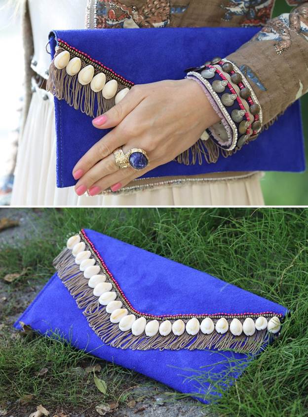 DIY Embellished Clutch