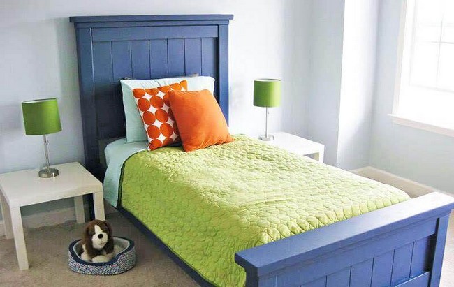 DIY Farmhouse Bed Twin Size