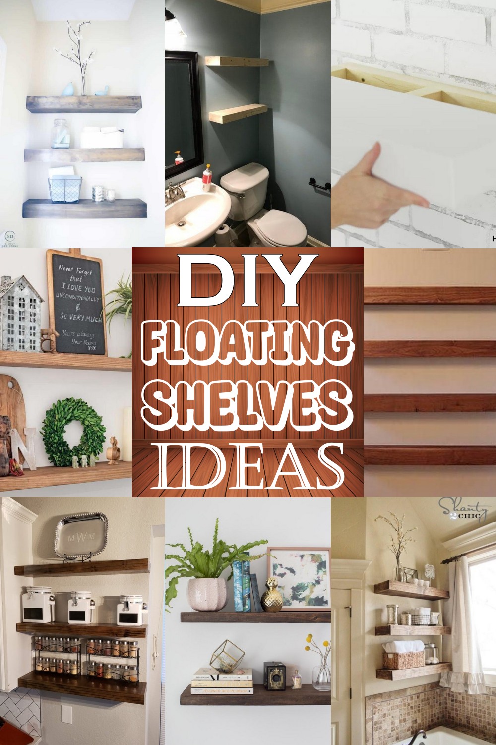 DIY Floating Shelves Ideas