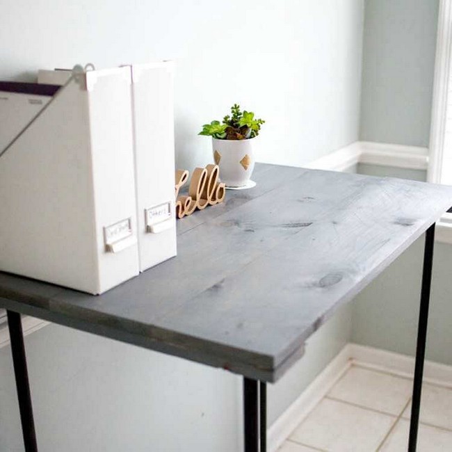 DIY Industrial Pipe Desk