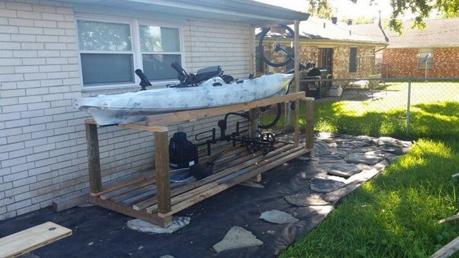 Easy to make boat and Bike Rack