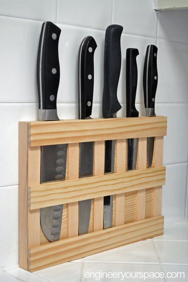 DIY Knife Block Idea