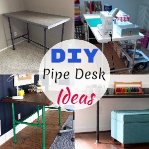 DIY Pipe Desk Ideas 1