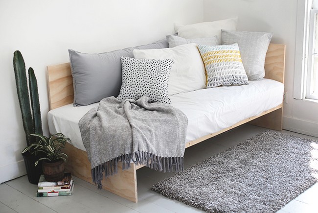 DIY Plywood Daybed