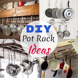 12 DIY pot rack projects to save space in your kitchen – SheKnows