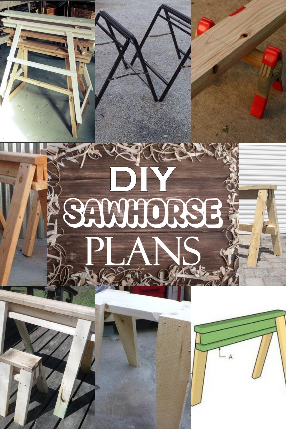 DIY Sawhorse Plans