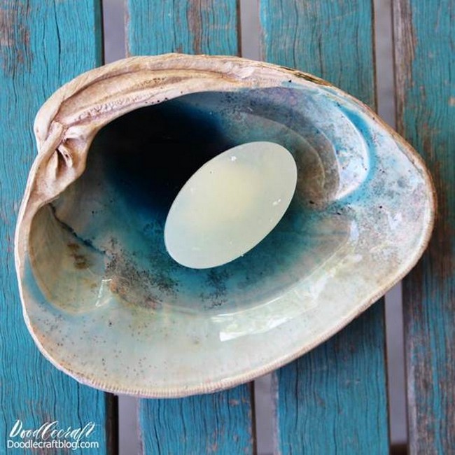 DIY Seashell Soap Dish