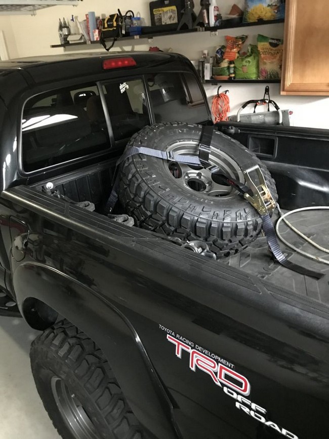 DIY Spare Tire Mount For Truck