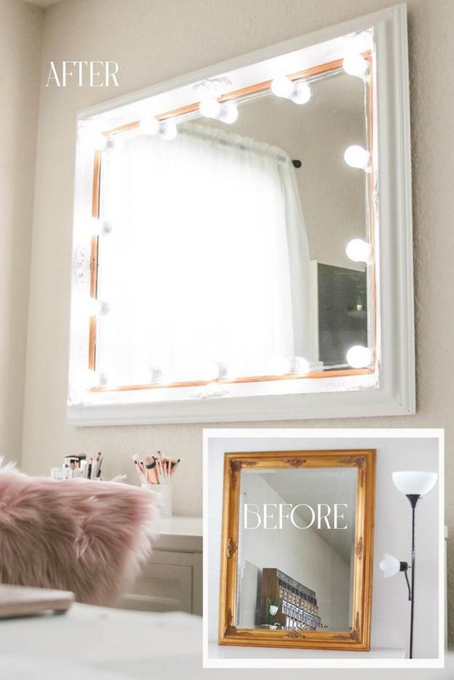 DIY Vanity Mirror 1