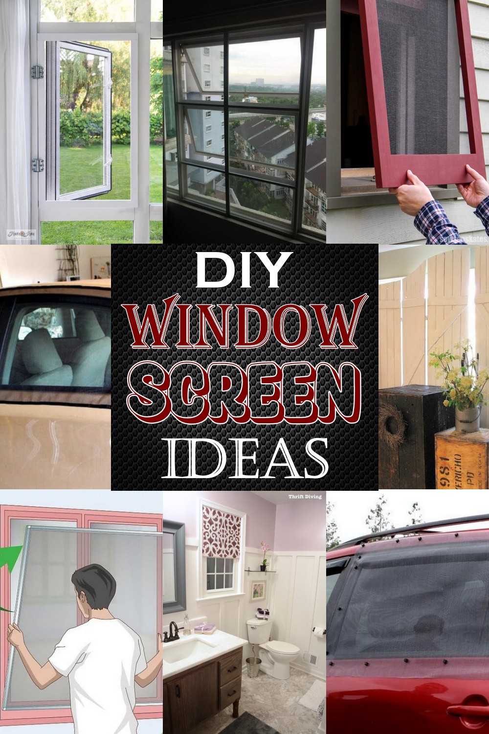 DIY Window Screen Ideas