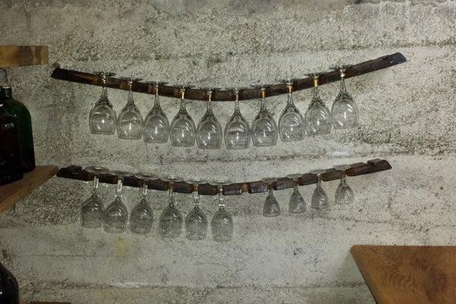 DIY Wine Glass Rack