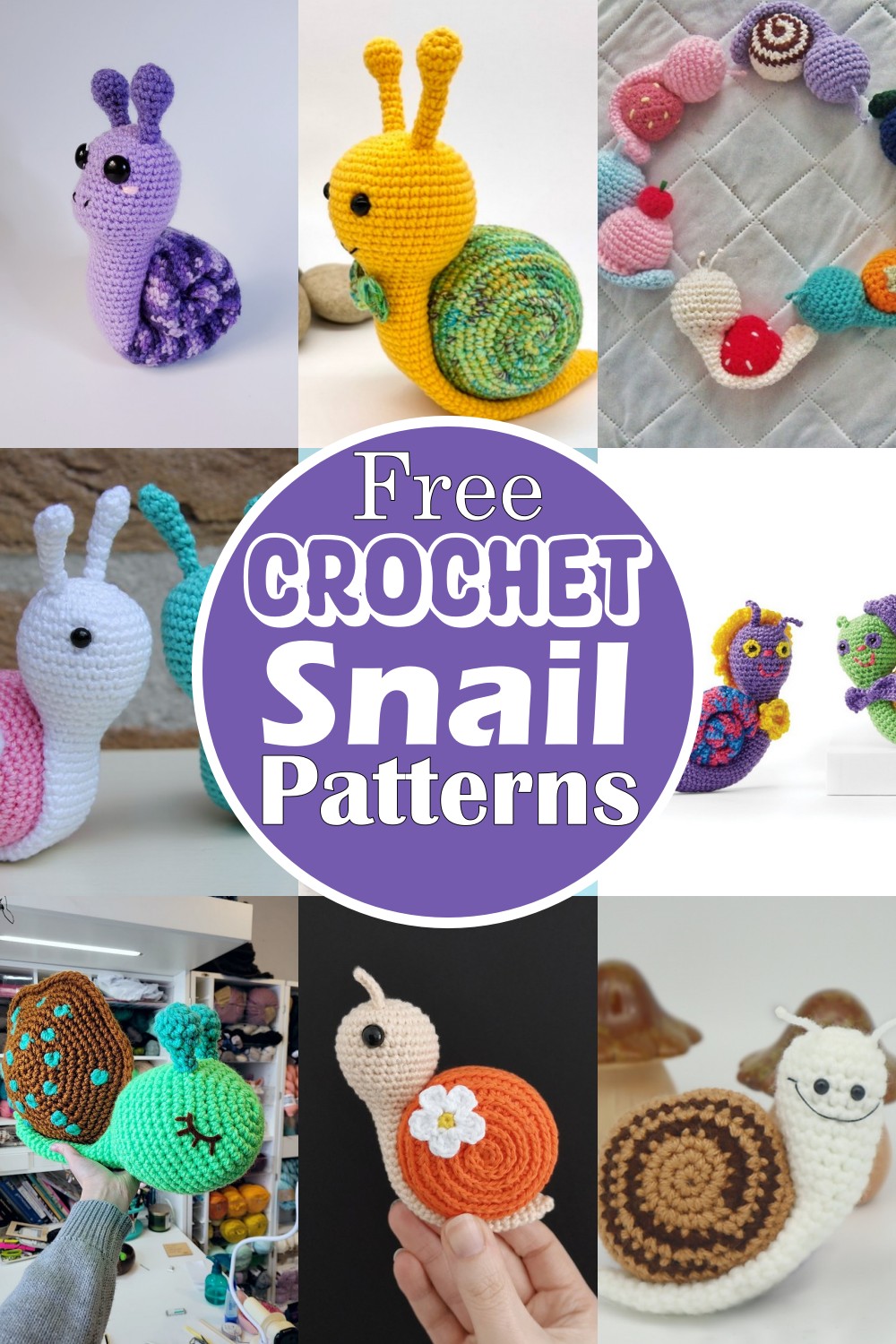 Free Crochet Snail Patterns 1