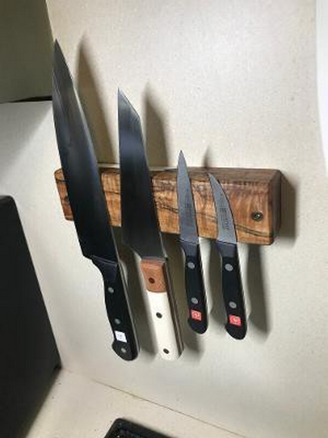 Magnetic Knife Block DIY