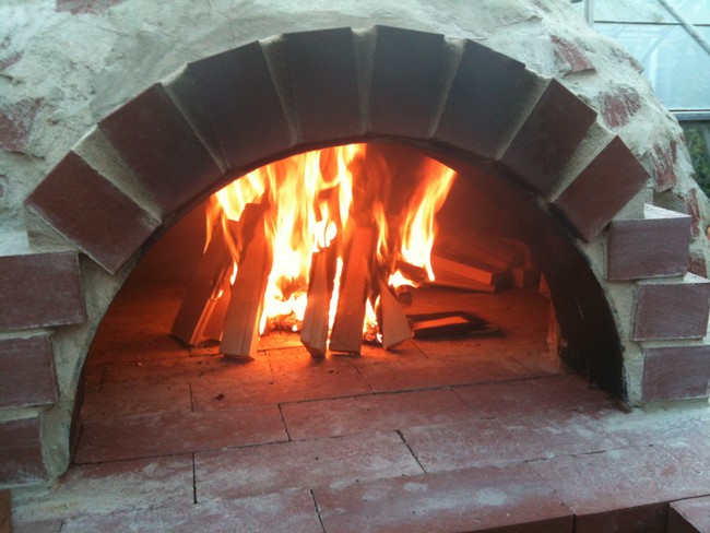 Recycled Outdoor Brick Oven