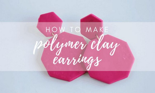 Simple Polymer Clay Earrings