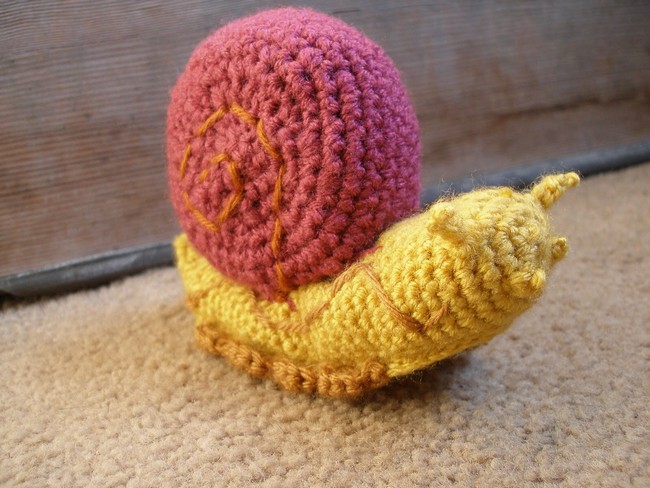 Snail or Slug Amigurumi