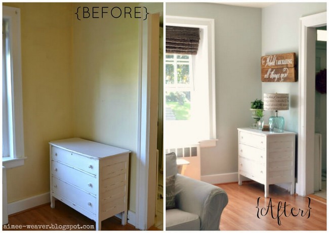 Wood Crate Stacked Entryway Shelves