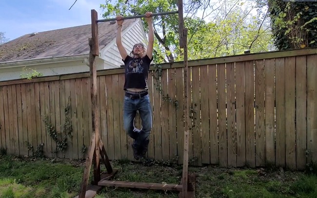 Diy pull up bar dip station hot sale