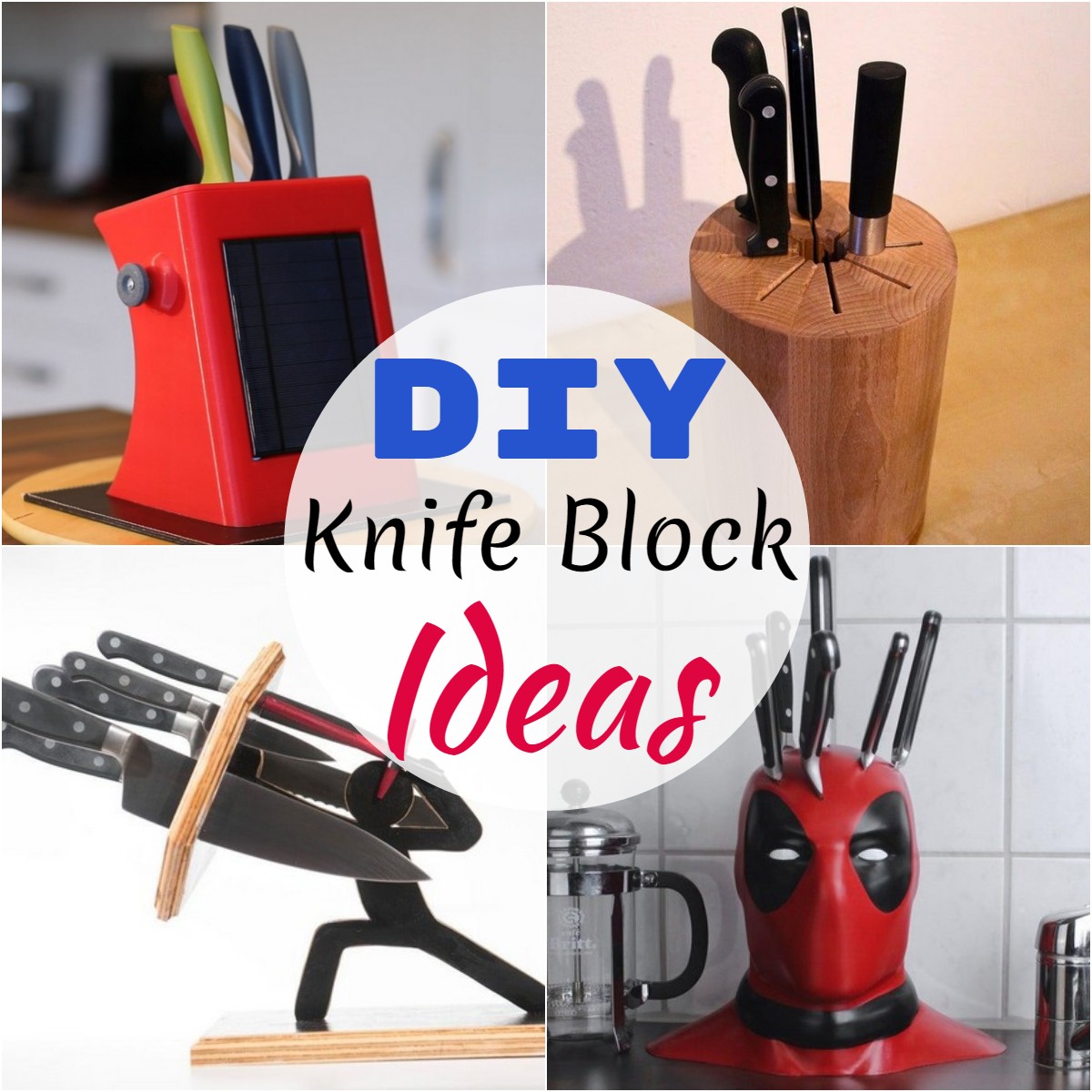 DIY Knife Block Ideas 2