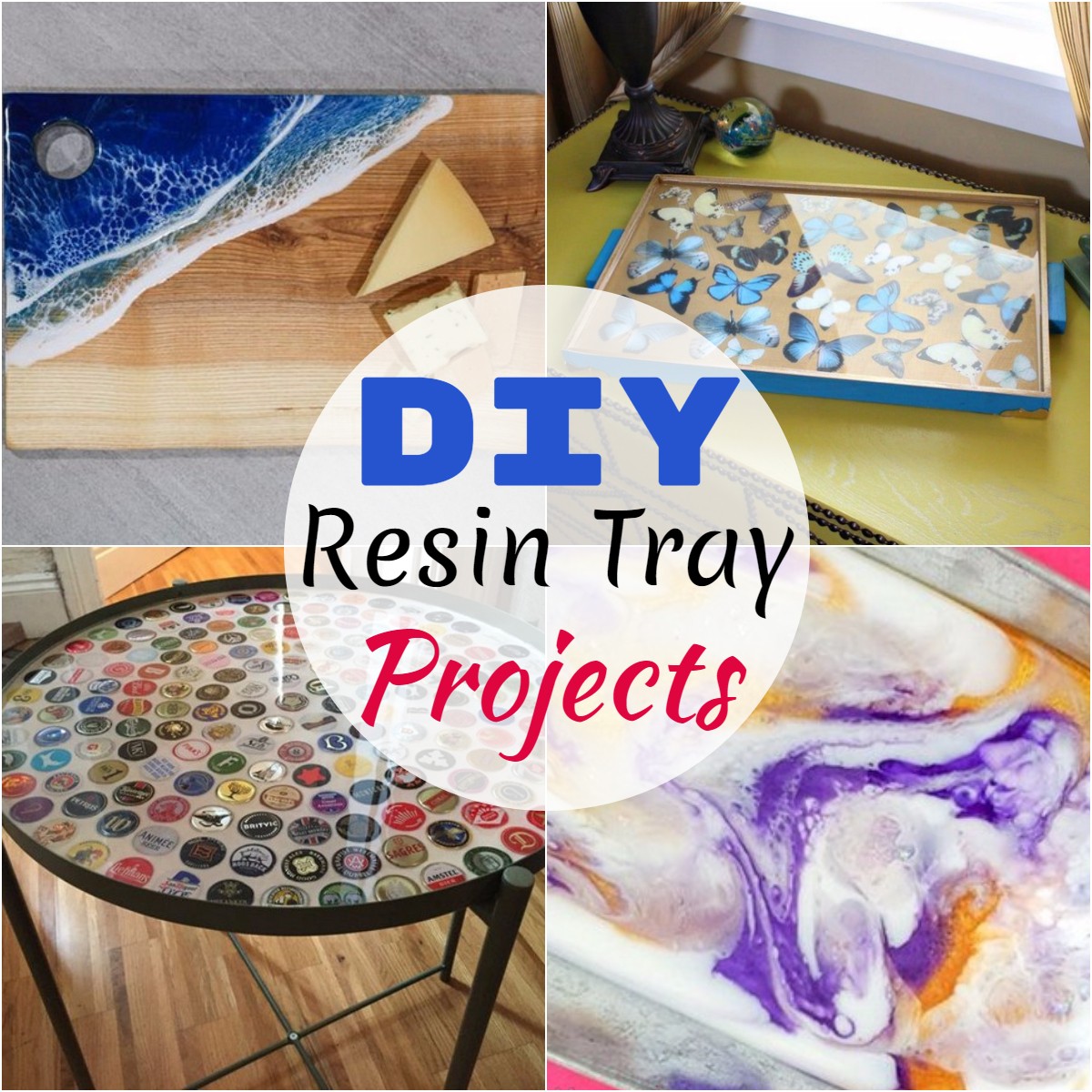 24 DIY Resin Tray Projects You Can Make Easily - DIYnCrafty