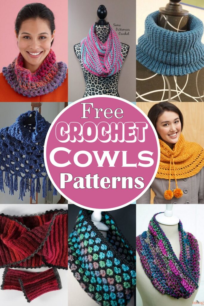 85 Free Crochet Cowls Patterns For Stylish Cozy Feel! - DIYnCrafty