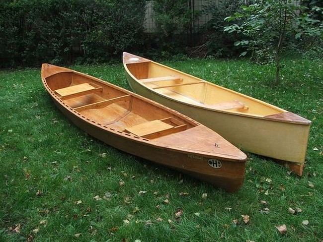 Two Plywood Canoes Designs 