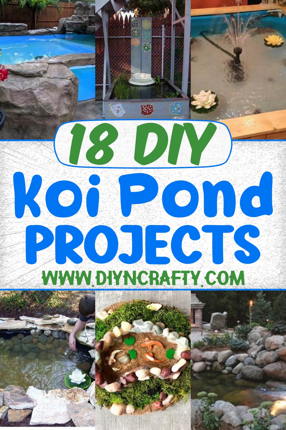 18 DIY Koi Pond Projects DIYnCrafty