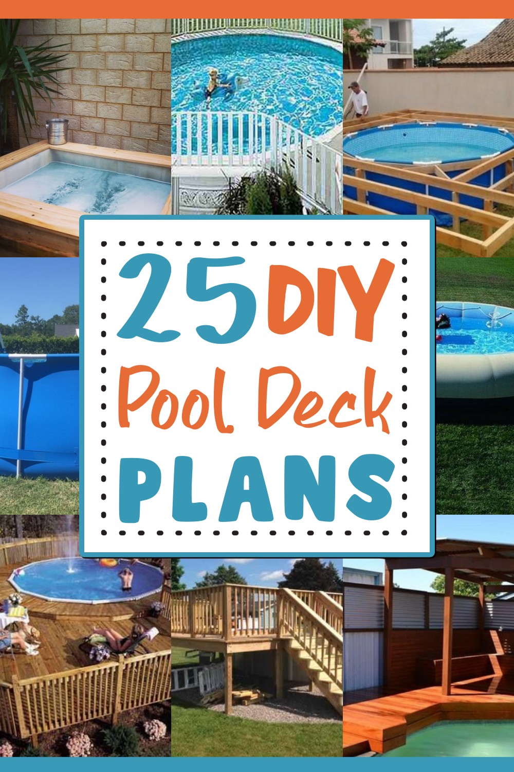 25 DIY Pool Deck Plans You Can Make Easily