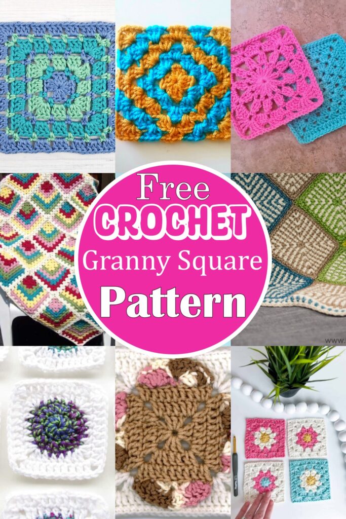 20+ Easy And Free Granny Square Patterns For Beginners