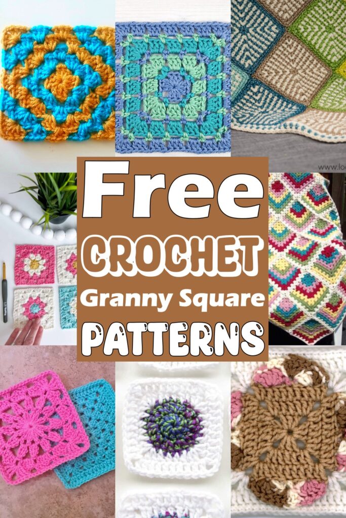 20+ Easy And Free Granny Square Patterns For Beginners