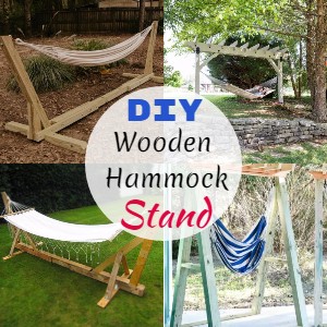 DIY Wooden Hammock Stand